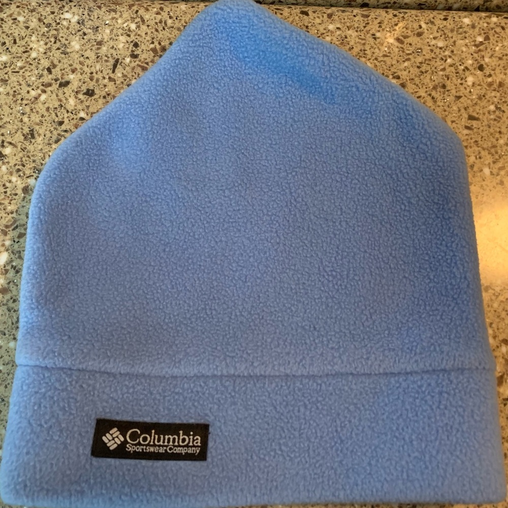 Columbia Unisex Light Blue Fleece Hat